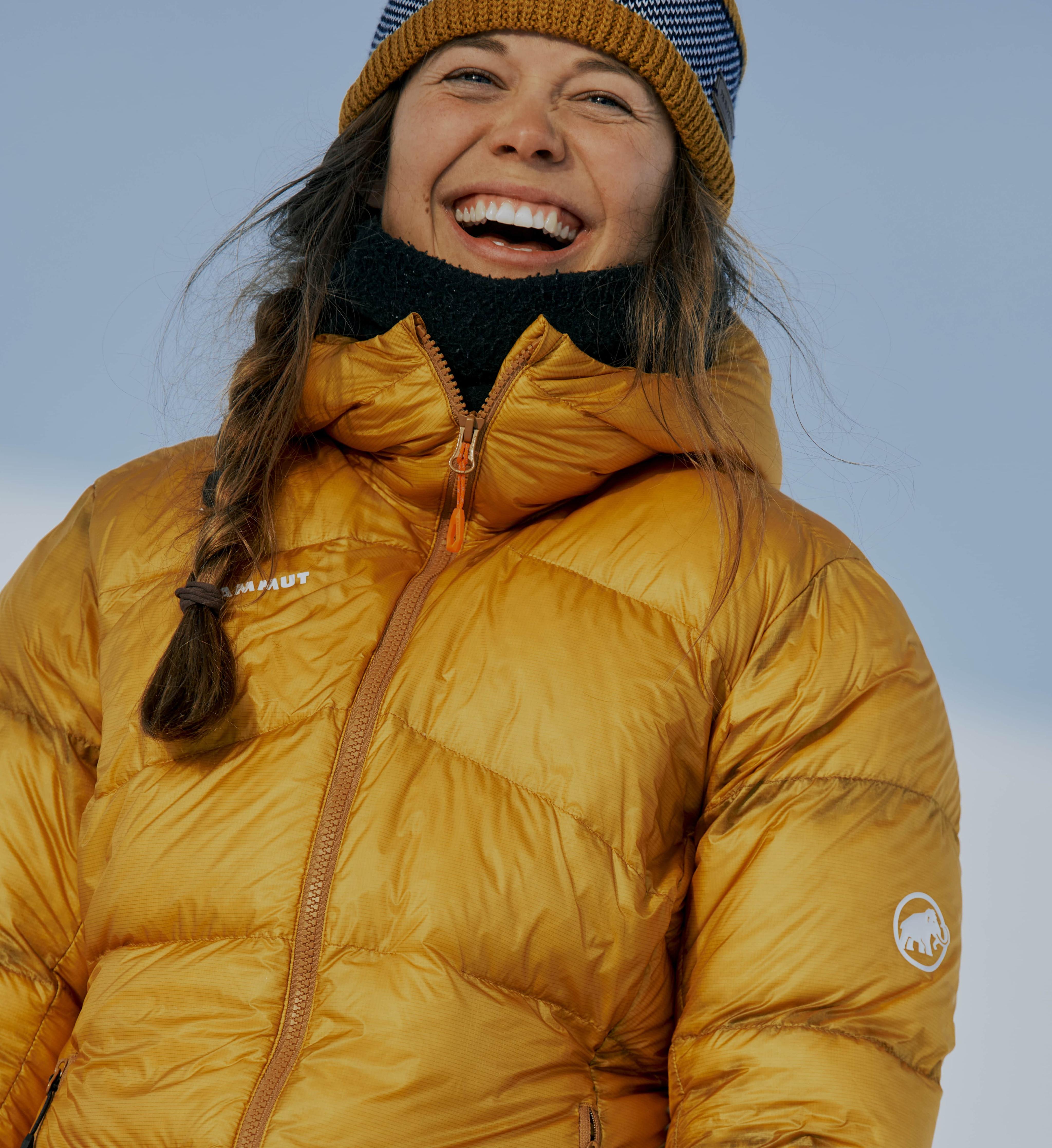 gelbe Mammut Jacke für Frauen