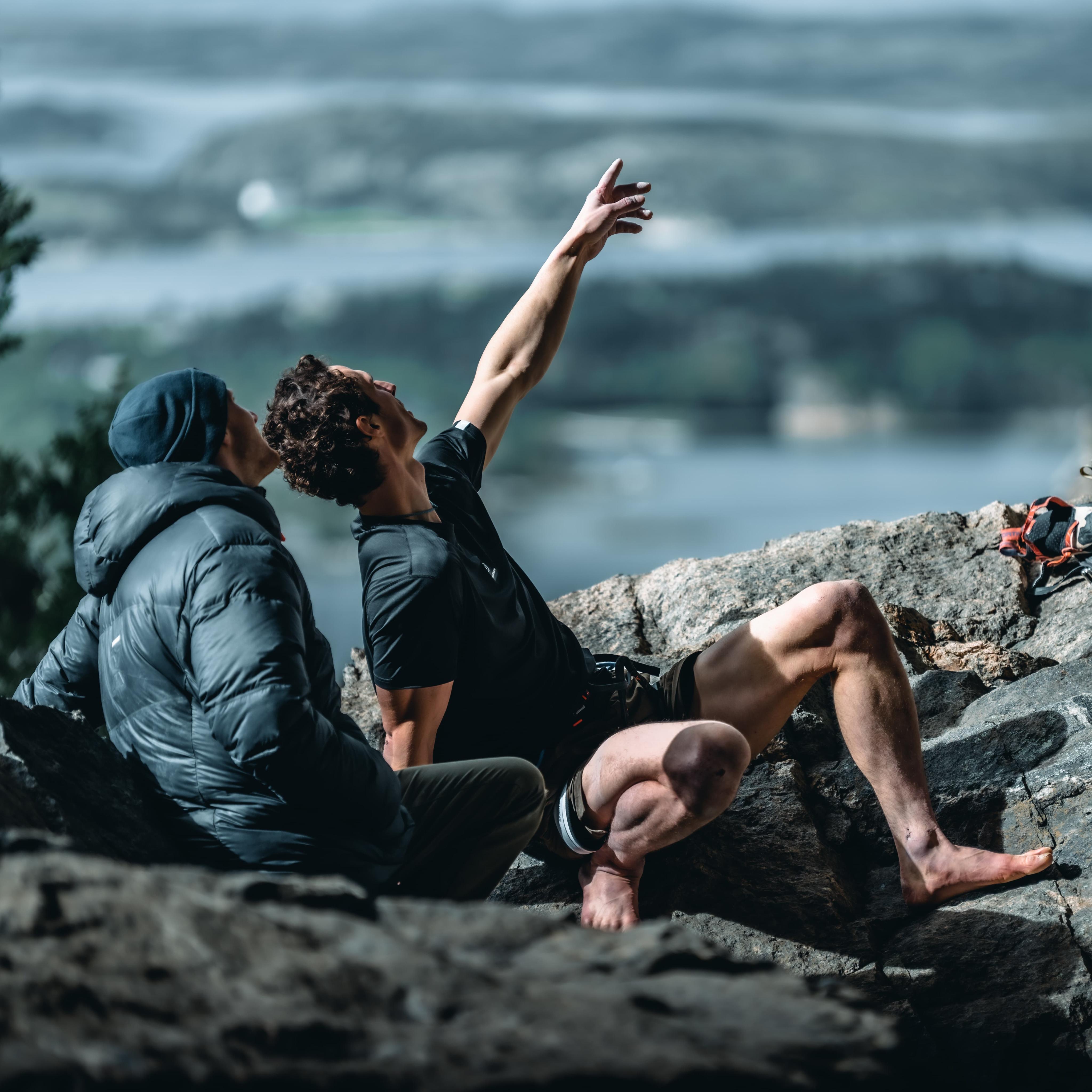 in Norwegen mit Mammut Kleidung
