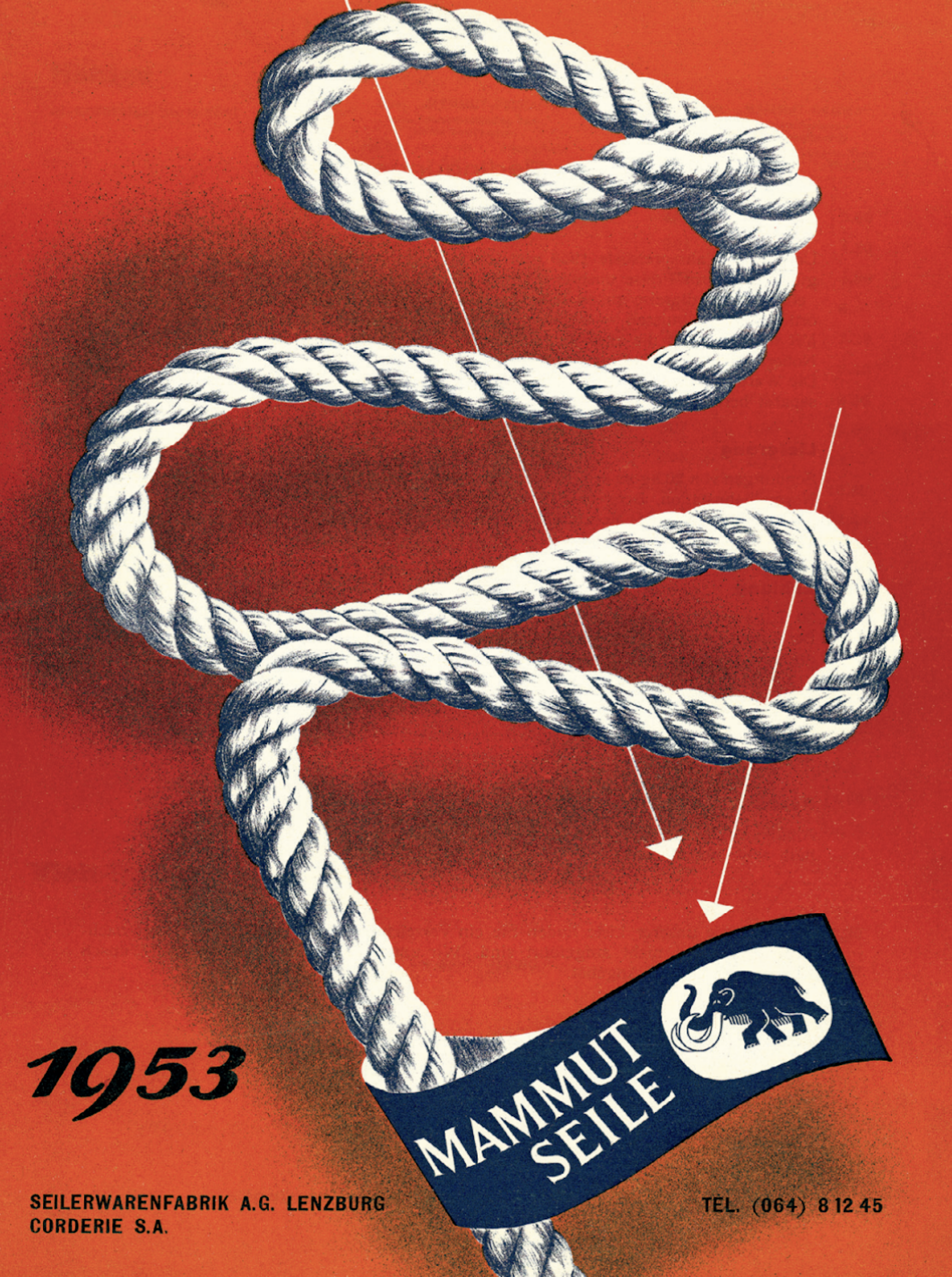 Mammut first ropes 1953