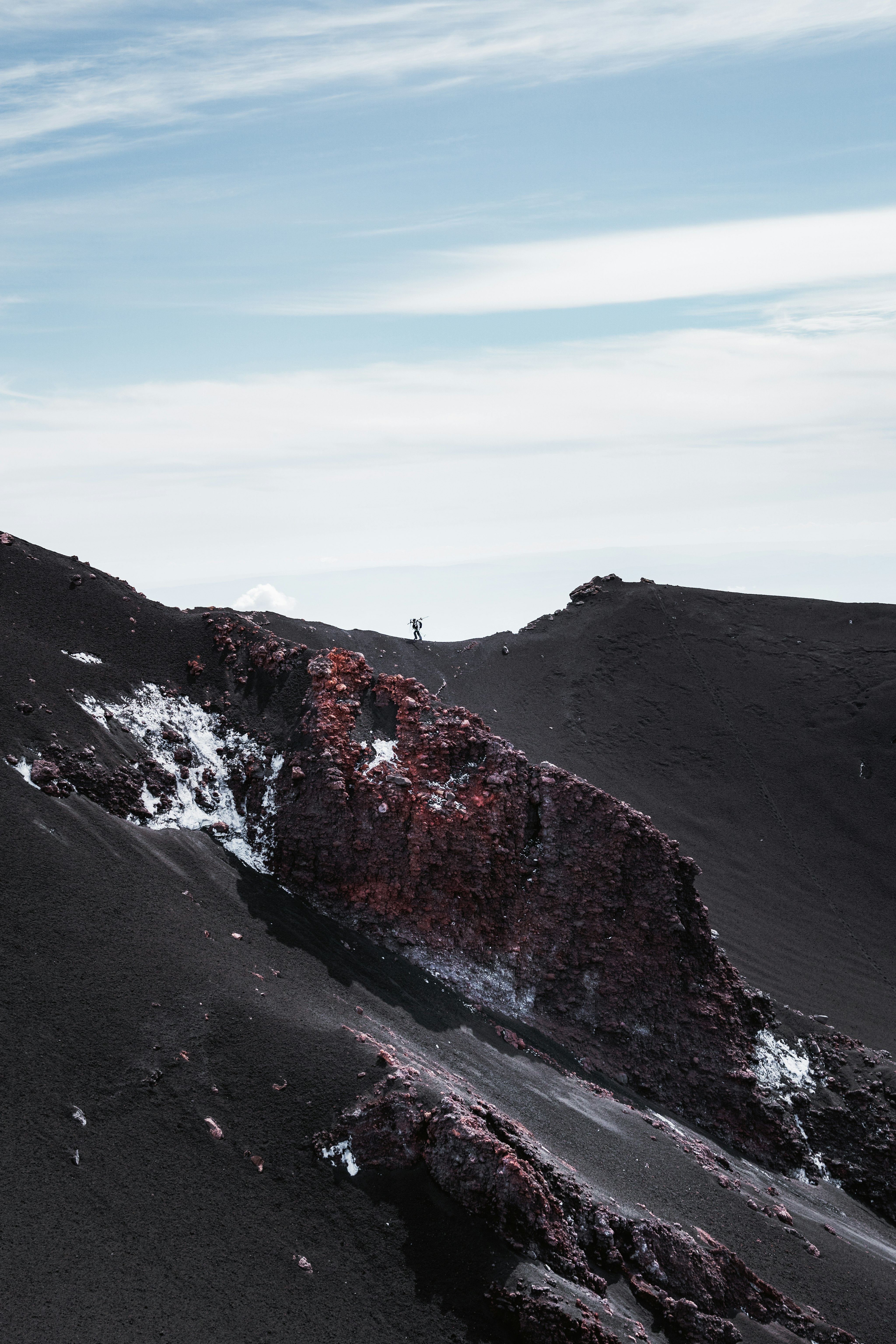 Le volcan Etna en Italie.