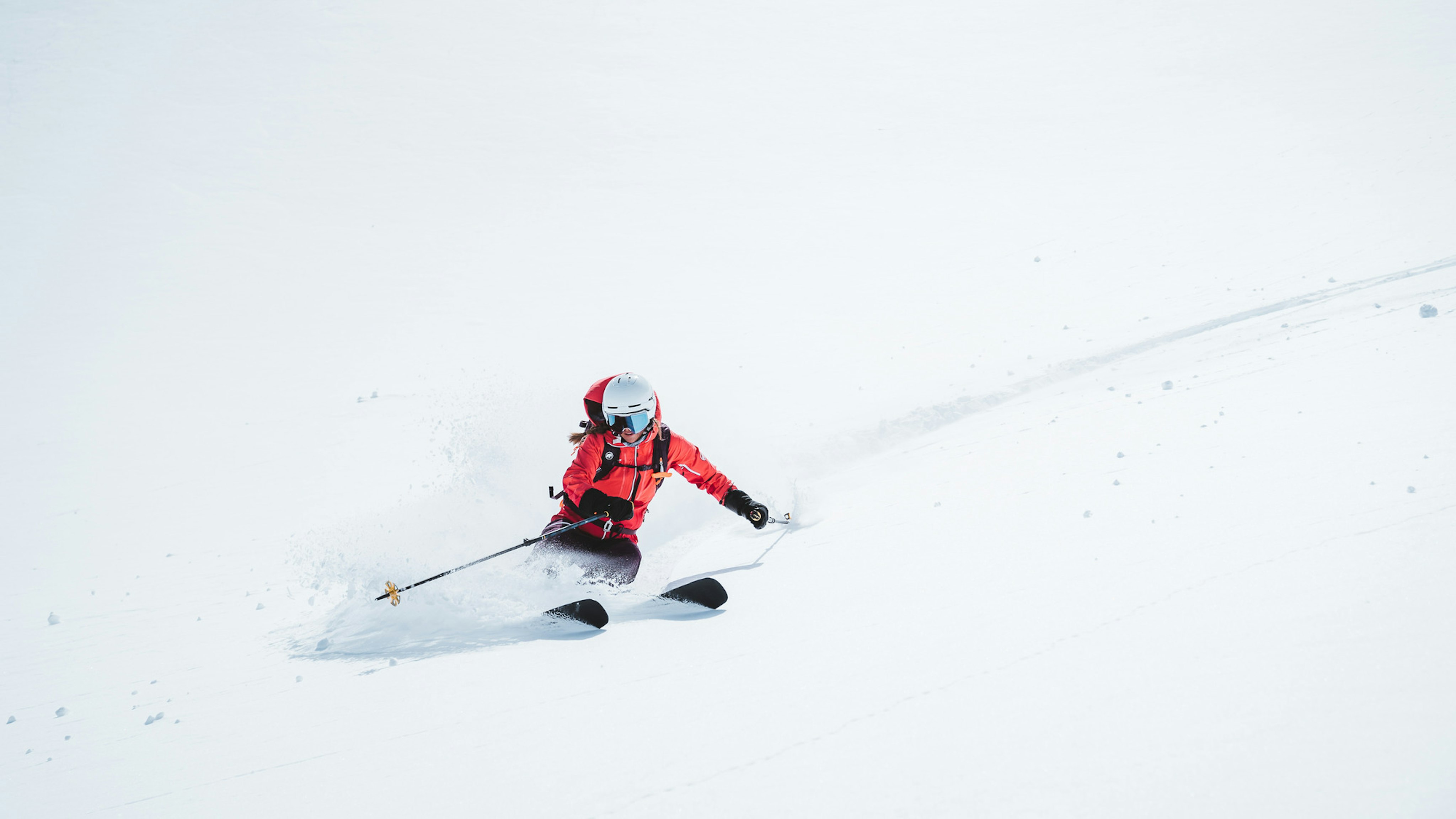 Women Skiing