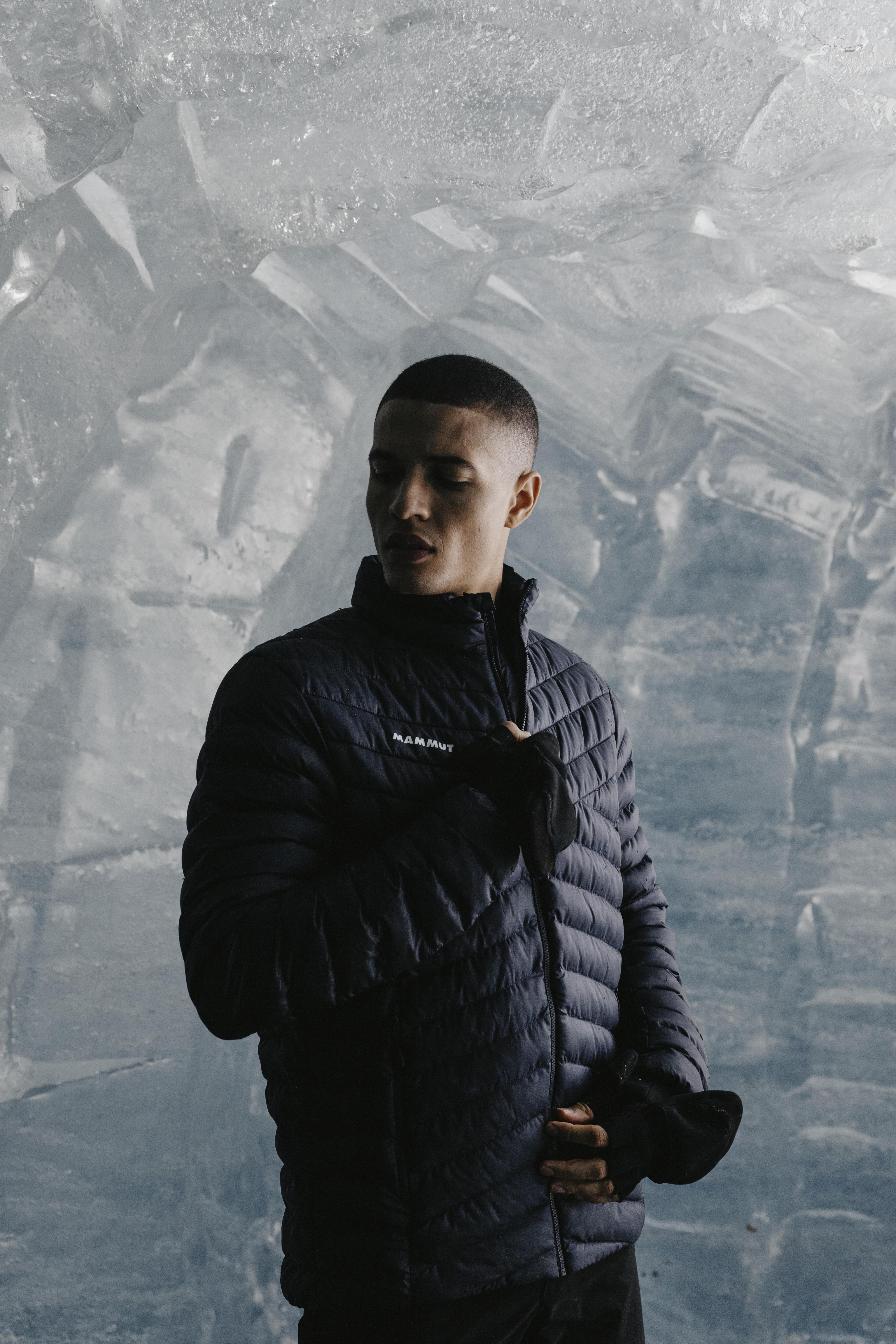 dark blue Mammut jackets