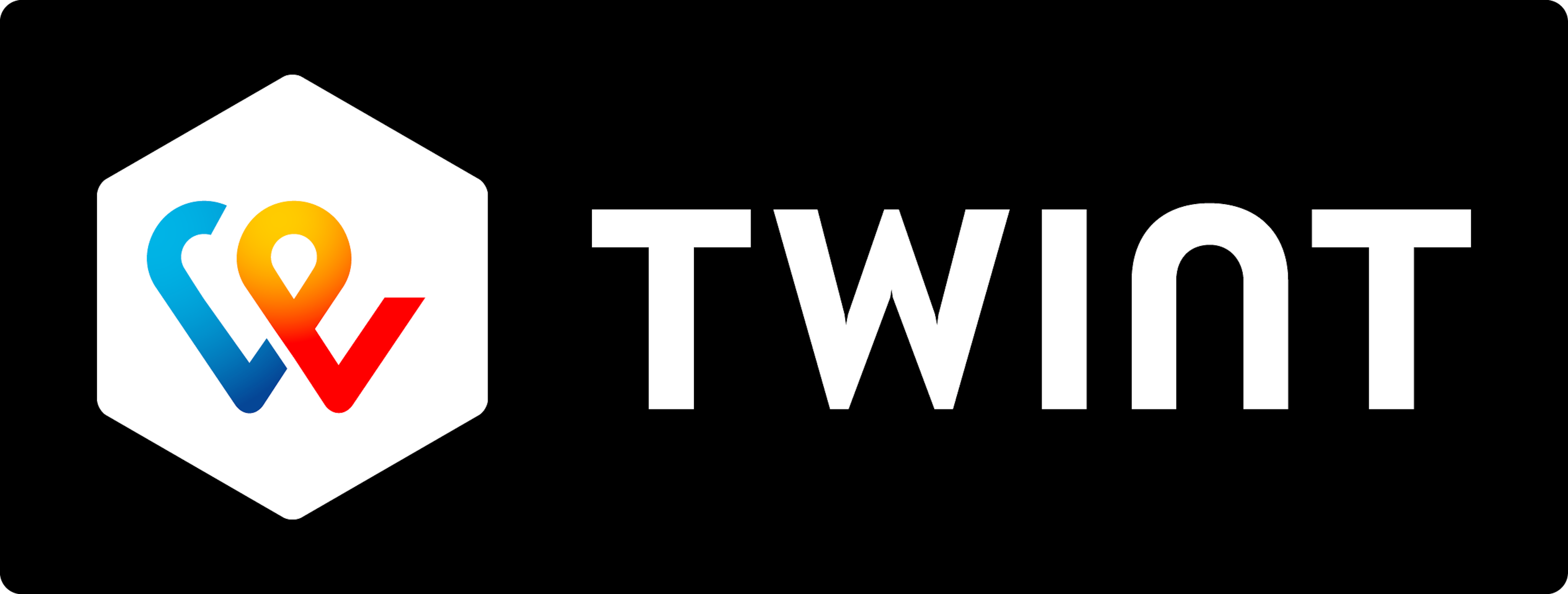 Twint Logo mit schwarzen Hintergrund 