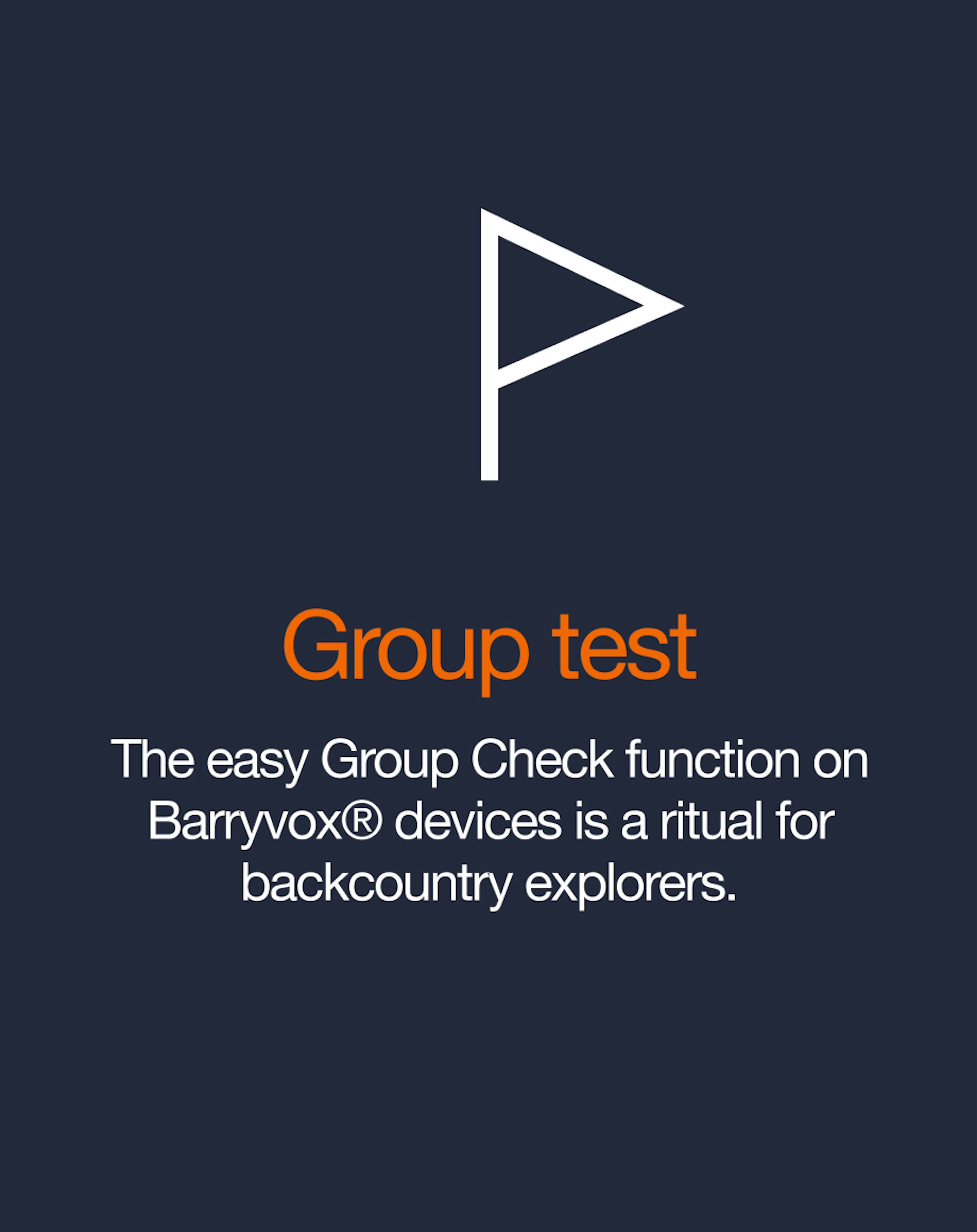 Group test with Barryvox 