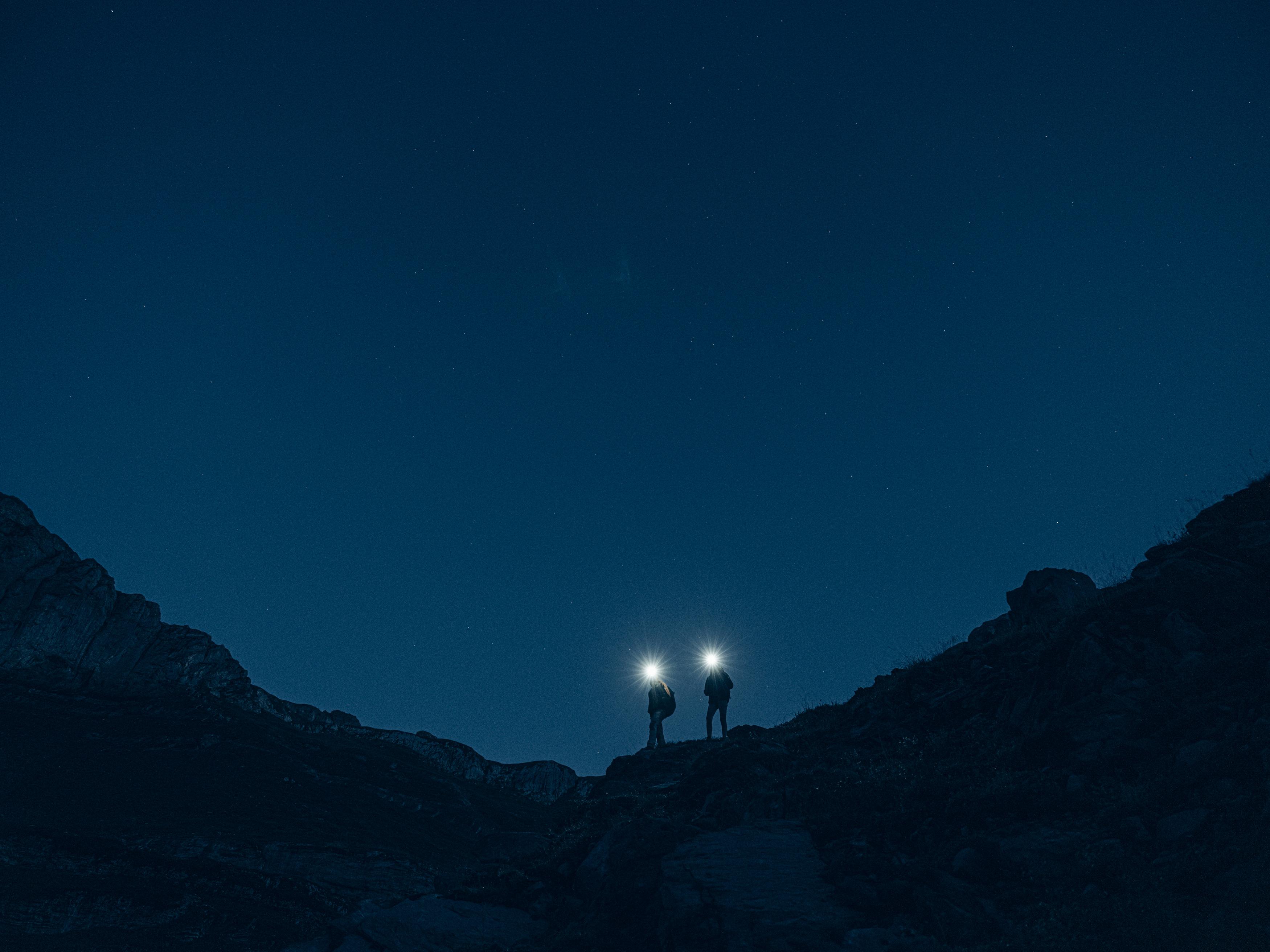 Hiking in Mammut clothing